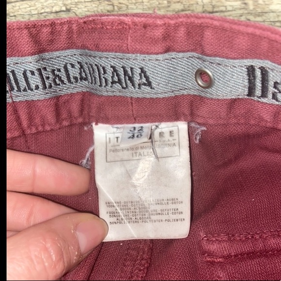 Dolce & Gabbana Red Jeans - Picture 2 of 8